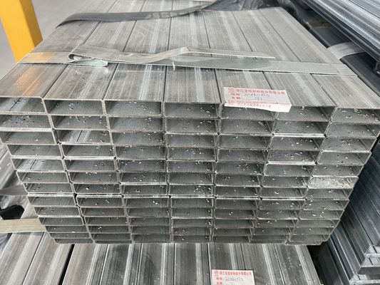 20X50 Galvanized Steel Pipe Punching Welding Galvanised Square Hollow Section