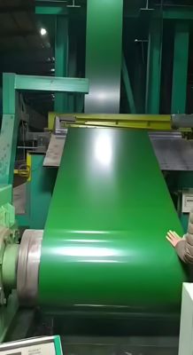 Buy RAL6018 0.4*1200mm Pre-painted Galvanized Iron Sheet in Coils For Roofing online manufacture