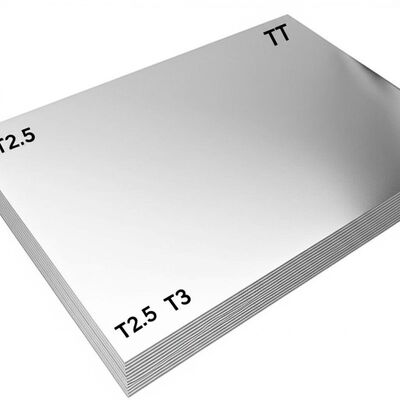 High Strength Electrolytic Tinplate For Food And Beverage Packaging T2.5 T3
