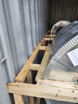 DX51D+Z100 Galvanized Steel Coil 0.5mm×1000mm Non-Oiled Fingerprint Resistant for HVAC Ducts