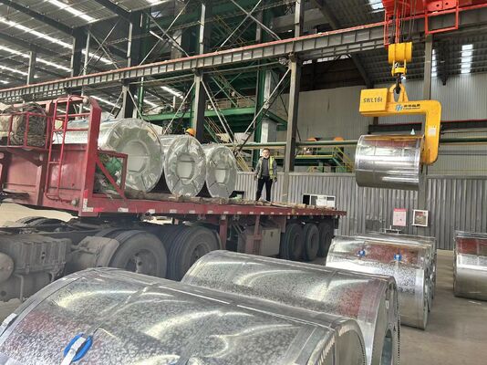 DX52D+Z40 Galvanized Steel Coil for Industrial Sheet Metal 0.9mm×1250mm