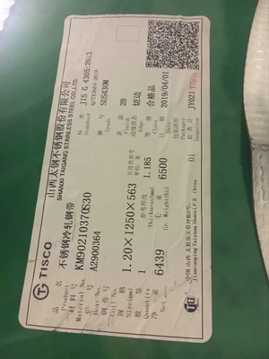 430 2b surface Thickness 0.5mm Stainless Steel Strip Coils Width 50 mm 430 2b