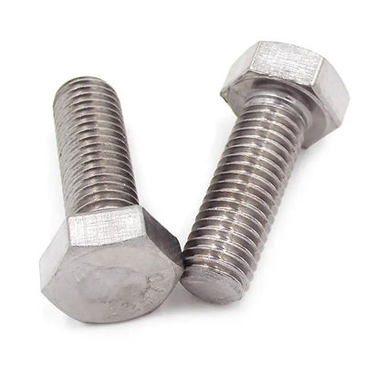 grade 4.8 Stainless Steel Stock DIN 933 DIN 931 Hex Hexagon Head Bolt