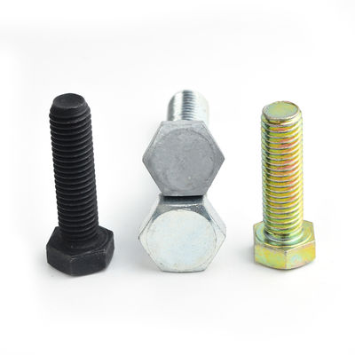 DIN 933/934 Carbon Steel Bolts M8–M24  Grade 8.8/10.9 Nuts Set