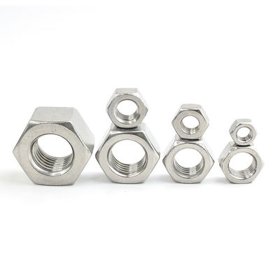 M6 SS304 Stainless Steel A2-70 DIN934 Hex Nut Hexagon Nut with Fine Pitch Thread