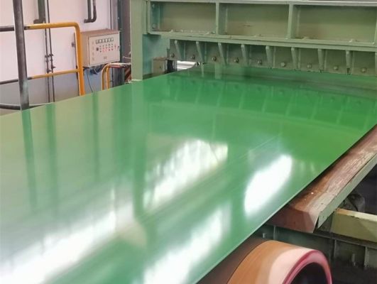 RAL6018 0.4*1200mm Pre-painted Galvanized Iron Sheet in Coils For Roofing