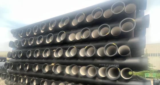Long Lifespan Portland Cement Mortar Internal Coating Cement Lined Ductile Cast Iron Pipe