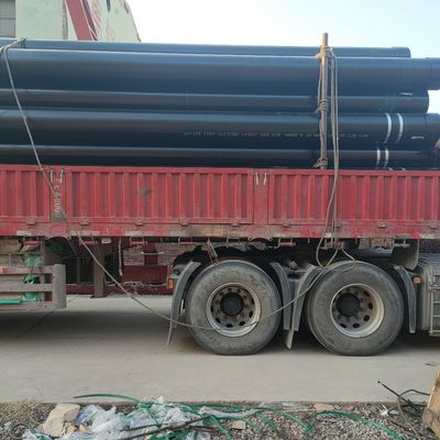 Metal Round Ductile Cast Iron Pipe Tube Black