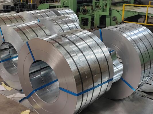 DX51D+Z100 Galvanized Steel Coil 0.5mm×1000mm Non-Oiled Fingerprint Resistant for HVAC Ducts